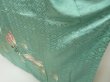 Photo4: 5626T11z1010 Vintage Japanese Kimono Silk FURISODE Butterfly Mint green (4)