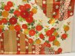 Photo7: 5626T12z1360 Vintage Japanese Kimono Silk FURISODE Chrysanthemum Off-white (7)