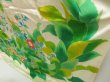 Photo4: 5626T14z1140 Vintage Japanese Kimono Silk FURISODE Flowers Green (4)