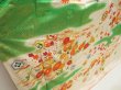Photo3: 5702T04z1120 Vintage Japanese Kimono Silk FURISODE Chrysanthemum Off-white (3)