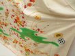 Photo4: 5702T04z1120 Vintage Japanese Kimono Silk FURISODE Chrysanthemum Off-white (4)