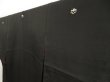 Photo2: 5702T05z500 Antique Japanese Kimono Silk TOMESODE Flying crane Black (2)