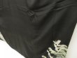 Photo4: 5702T05z500 Antique Japanese Kimono Silk TOMESODE Flying crane Black (4)