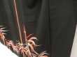 Photo4: 5702T06z1020 Vintage Japanese Kimono Silk TSUKESAGE Bamboo grass Black (4)