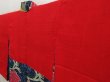Photo3: 5705T03z510 Antique Japanese Kimono Silk HAORI Fatsia Dark navy (3)