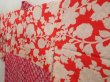 Photo3: 5705T06z330 Antique Japanese Kimono Silk SHIBORI HAORI  Red-Pink (3)