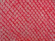 Photo6: 5705T06z330 Antique Japanese Kimono Silk SHIBORI HAORI  Red-Pink (6)