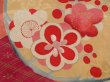 Photo4: 5705T08z540 Antique Japanese Kimono Silk LONG HAORI Coral pink (4)