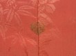 Photo5: 5705T08z540 Antique Japanese Kimono Silk LONG HAORI Coral pink (5)