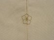 Photo5: 5705T09z570 Vintage Japanese Kimono Silk HAORI Flower Off-white (5)