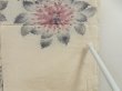 Photo8: 5705T09z570 Vintage Japanese Kimono Silk HAORI Flower Off-white (8)