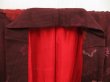 Photo7: 5705T12z860 Vintage Japanese Kimono Silk OMESHI KOMON Flowers Dark grape (7)