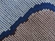 Photo4: 5708T01z460 Vintage Japanese Kimono Silk SHIBORI HAORI Cloud Dark blue (4)