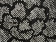 Photo4: 5708T02z480 Vintage Japanese Kimono Silk SHIBORI HAORI Big peony Black (4)