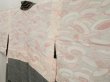 Photo7: 5708T04z520 Vintage Japanese Kimono Silk SHIBORI HAORI Wave Black (7)