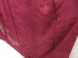 Photo4: 5708T12z940 Vintage Japanese Kimono Silk TSUKESAGE Phoenix Wine red (4)