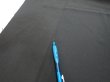 Photo9: 1V03z170  Japanese Kimono Silk  FABRIC Flower Black 59.1x18.1 (9)