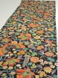 Photo3: 1L06z90  Japanese Kimono Silk  FABRIC Butterfly Black 66.1x14.6 (3)