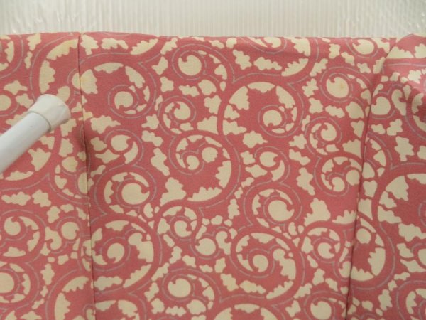 Photo6: 5709T03z600 Vintage Japanese Kimono Silk HAORI  Pink (6)