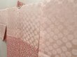 Photo8: 5709T03z600 Vintage Japanese Kimono Silk HAORI  Pink (8)