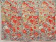 Photo5: 5709T06z1020 Vintage Japanese Kimono Crepe Silk TSUKESAGE Red-Pink (5)