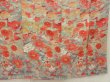 Photo7: 5709T06z1020 Vintage Japanese Kimono Crepe Silk TSUKESAGE Red-Pink (7)