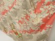Photo4: 5709T11z1140 Vintage Japanese Kimono Silk FURISODE Peony Light gray (4)