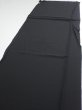 Photo5: 2A02z100  Japanese Kimono Silk  FABRIC Crane Black 67.7x15.0 (5)