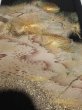 Photo1: 2A01z150  Japanese Kimono Silk  FABRIC Pine Black 59.1x18.5 (1)