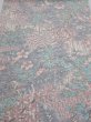 Photo1: 1K02z60  Japanese Kimono Silk  FABRIC Flowers Off-white 40.9x14.6 (1)