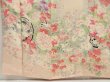 Photo6: 5710T07z1100  Japanese Kimono Silk FURISODE Flower cart Light peach (6)
