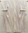 Photo1: 5712T02z890  Japanese Kimono Silk KOMON Flower Light pink (1)