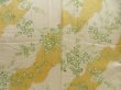 Photo5: 5712T03z880 Vintage Japanese Kimono Silk KOMON Flower Straw yellow (5)