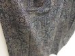 Photo3: 5712T04z740 Vintage Japanese Kimono Silk TSUMUGI  Navy-Gray (3)