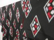 Photo2: 5712T08z810 Vintage Japanese Kimono Silk OMESHI KOMON Black (2)