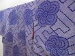 Photo2: 5712T09z570 Vintage Japanese Kimono Silk KOMON Plum blossom  Dark lavender (2)