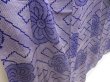Photo3: 5712T09z570 Vintage Japanese Kimono Silk KOMON Plum blossom  Dark lavender (3)