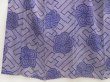 Photo4: 5712T09z570 Vintage Japanese Kimono Silk KOMON Plum blossom  Dark lavender (4)