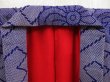 Photo8: 5712T09z570 Vintage Japanese Kimono Silk KOMON Plum blossom  Dark lavender (8)