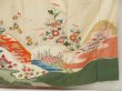 Photo7: 5712T10z1010 Vintage Japanese Kimono Silk TSUKESAGE Chrysanthemum Sand beige (7)