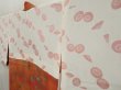 Photo7: 5716T02z580 Vintage Japanese Kimono Silk HAORI Branch Dark orange (7)