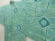 Photo2: 5716T03z600 Vintage Japanese Kimono Silk HAORI  Dull cyan (2)