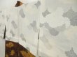 Photo7: 5716T04z530  Japanese Kimono Silk HAORI Chrysanthemum Dark brown (7)