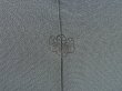 Photo5: 5716T05z670 Vintage Japanese Kimono Silk HAORI Chrysanthemum Blue-Gray (5)