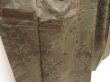 Photo3: 5716T08z720 Vintage Japanese Kimono Silk TSUMUGI Flowers Brown-Gray (3)