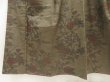 Photo4: 5716T08z720 Vintage Japanese Kimono Silk TSUMUGI Flowers Brown-Gray (4)