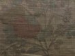 Photo6: 5716T08z720 Vintage Japanese Kimono Silk TSUMUGI Flowers Brown-Gray (6)