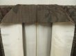 Photo7: 5716T08z720 Vintage Japanese Kimono Silk TSUMUGI Flowers Brown-Gray (7)