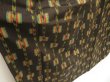 Photo3: 5716T10z840 Vintage Japanese Kimono Silk TSUMUGI  Dark brown (3)