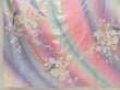 Photo6: 5716T14z1230 Vintage Japanese Kimono Silk FURISODE Flowers Off-white (6)